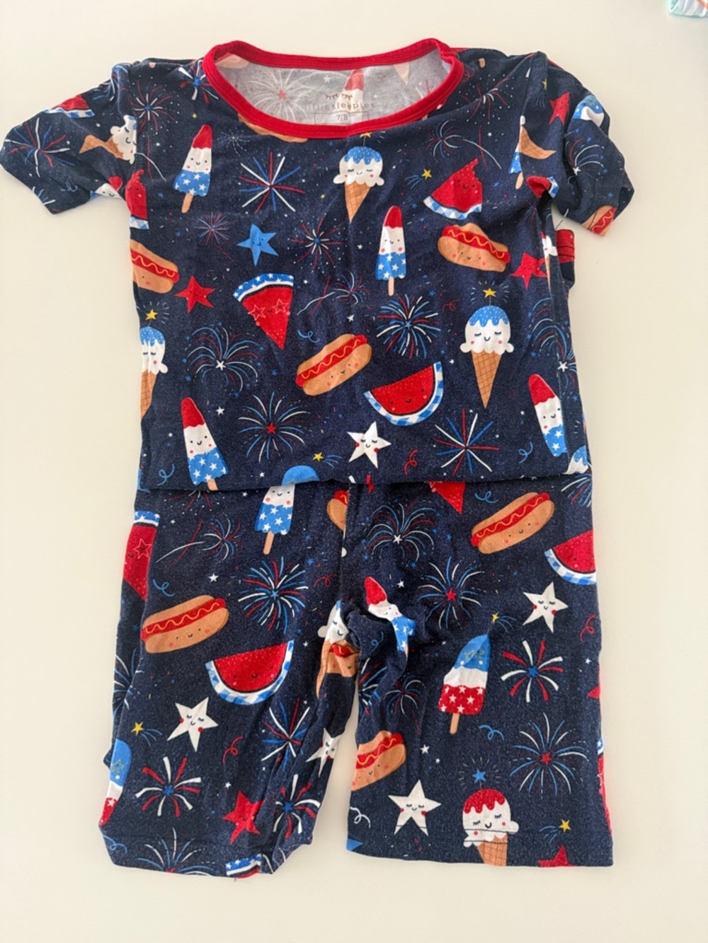 Little sleepies pajamas size 7/8